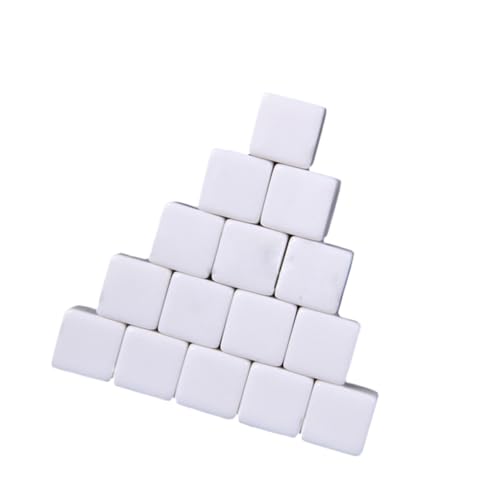 SUPVOX 30 Stück Teiliges Acryl Würfel Blanko Würfelspiel DIY Bastelwürfel Robust Quadratisch für Kreative Spiele und Entscheidungen von Supvox