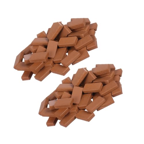 SUPVOX 300 Stück Maßstab Leicht Gewichtig Realistisch Gefertigt Für Puppenhaus Garten Landschaftsbau DIY Basteln Zubehör von Supvox