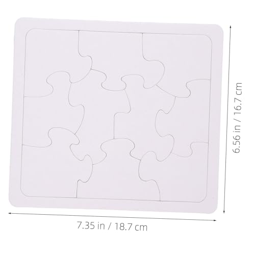 SUPVOX 4 Blätter Leere Puzzleteile zum Bemalen Große Quadratische Blanko Puzzle für DIY Bastelbedarf Kreatives Zeichnen und Malen Geschenk zur Künstlerischer Fähigkeiten SUPVOX 4 Blätter Leere Puzzleteile zum Bemalen Große Quadratische Blanko Puzzle für DIY Bastelbedarf Kreatives Zeichnen und Malen Geschenk zur Künstlerischer Fähigkeiten von Supvox
