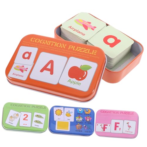 SUPVOX 4 Sätze Lernkarten Frühförderung Sensory Cards mit Buchstaben Formen Tieren Wörtern für Vorschulkinder Robustes Spielerisch Kognitive Entwicklung Fördern SUPVOX 4 Sätze Lernkarten Frühförderung Sensory Cards mit Buchstaben Formen Tieren Wörtern für Vorschulkinder Robustes Spielerisch Kognitive Entwicklung Fördern von Supvox