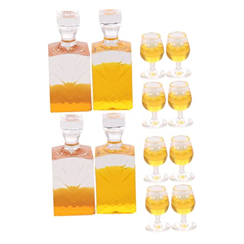 SUPVOX 4 Sätze Miniatur Weinflaschen und Becher für Realistische Puppenhaus Dekoration Kreative Mini Liquor Flaschen für DIY Miniatur Küchen Zubehör SUPVOX 4 Sätze Miniatur Weinflaschen und Becher für Realistische Puppenhaus Dekoration Kreative Mini Liquor Flaschen für DIY Miniatur Küchen Zubehör von Supvox