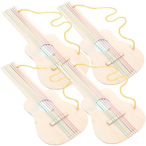 SUPVOX 4 Sets DIY Gitarre Spielzeuggitarren Für Unlackierte Leere Gitarre Musikinstrument Für Kindergitarre Musikinstrument Musikinstrument Für Holz SUPVOX 4 Sets DIY Gitarre Spielzeuggitarren Für Unlackierte Leere Gitarre Musikinstrument Für Kindergitarre Musikinstrument Musikinstrument Für Holz von Supvox