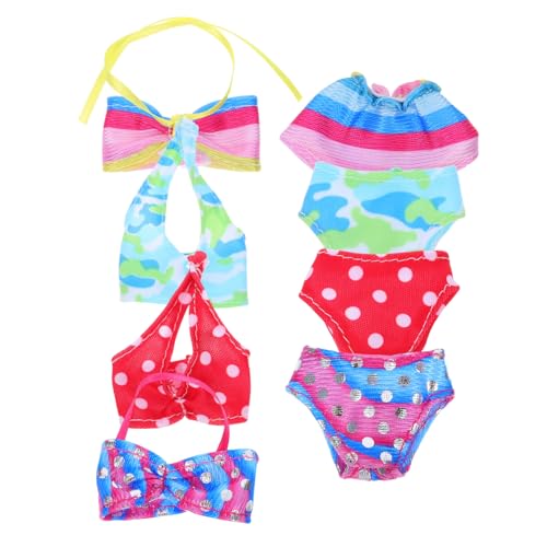 SUPVOX 4 Sets Puppenbadeanzug Puppenkleidung Kleid Outfit Sommer Badekleidung Outfits Badeanzug Zubehör Für Den Strandurlaub SUPVOX 4 Sets Puppenbadeanzug Puppenkleidung Kleid Outfit Sommer Badekleidung Outfits Badeanzug Zubehör Für Den Strandurlaub von Supvox