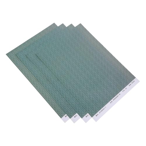 SUPVOX 4 Stück Dollhouse Decoration Sticker Selbstklebende Wandaufkleber tapete für puppenhausdielen puppenhaus Aufkleber Miniaturtapete Dielentapete Selbstklebende Tapete Papier Grau SUPVOX 4 Stück Dollhouse Decoration Sticker Selbstklebende Wandaufkleber tapete für puppenhausdielen puppenhaus Aufkleber Miniaturtapete Dielentapete Selbstklebende Tapete Papier Grau von Supvox