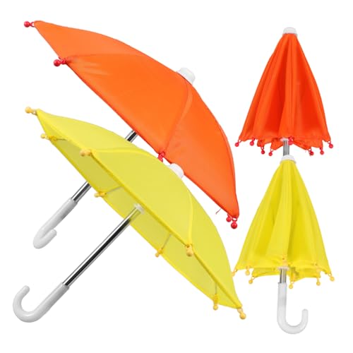 SUPVOX 4 Stück Miniatur Puppenschirm Klappbar Wetterfester Dekor Regenschirm aus Edelstahl und Geeignet für Puppen und Miniatur Puppenhäuser SUPVOX 4 Stück Miniatur Puppenschirm Klappbar Wetterfester Dekor Regenschirm aus Edelstahl und Geeignet für Puppen und Miniatur Puppenhäuser von Supvox
