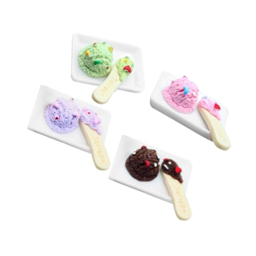 SUPVOX 4 Stück Miniature Ice Set für Puppenhaus Teiliges Mini Eiscreme Dekorationsset Realistische Reproduktion Foto Requisiten für Mini Häuser und Kreative Szenen SUPVOX 4 Stück Miniature Ice Set für Puppenhaus Teiliges Mini Eiscreme Dekorationsset Realistische Reproduktion Foto Requisiten für Mini Häuser und Kreative Szenen von Supvox