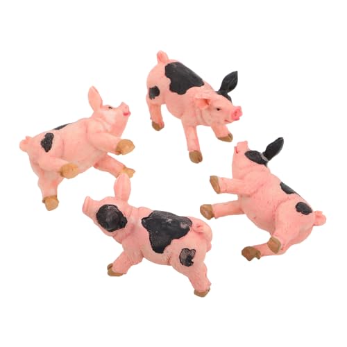 SUPVOX 4 Stück Miniaturschweiner Ornamente Miniaturbaumtiere Kleine Figuren Schweinefigur Klein Süßes Schweinchen-Ornament Miniaturfiguren Nutztierfiguren Feengarten Tierfigur Harz SUPVOX 4 Stück Miniaturschweiner Ornamente Miniaturbaumtiere Kleine Figuren Schweinefigur Klein Süßes Schweinchen-Ornament Miniaturfiguren Nutztierfiguren Feengarten Tierfigur Harz von Supvox