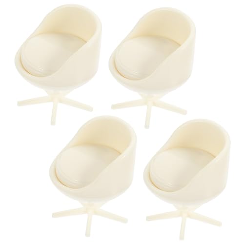 SUPVOX 4 Stück Puppenhaus Miniatur Stühle Realistische Modell Büro und Wohnzimmersessel Kompakte Dekorationsmöbel für Puppenhaus Zubehör SUPVOX 4 Stück Puppenhaus Miniatur Stühle Realistische Modell Büro und Wohnzimmersessel Kompakte Dekorationsmöbel für Puppenhaus Zubehör von Supvox