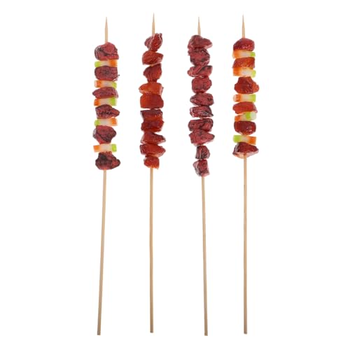SUPVOX 4 Stück Realistische BBQ Spieße Künstliche Fleischmodelle für Küche für Fotografie und Party Dekoration Hochwertige Simulation von Lamm und Rind SUPVOX 4 Stück Realistische BBQ Spieße Künstliche Fleischmodelle für Küche für Fotografie und Party Dekoration Hochwertige Simulation von Lamm und Rind von Supvox