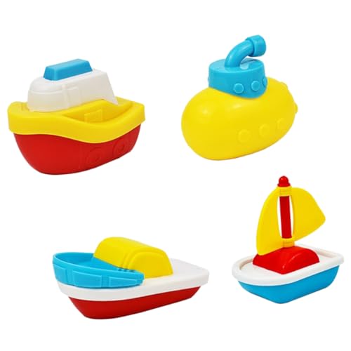 SUPVOX 4 Stück Teiliges Badespielzeug Kleine Wasser Spielboote aus Sicherem Kunststoff für Kleinkinder Jahre Fördert Kreativität und Motorische Fähigkeiten Beim Baden SUPVOX 4 Stück Teiliges Badespielzeug Kleine Wasser Spielboote aus Sicherem Kunststoff für Kleinkinder Jahre Fördert Kreativität und Motorische Fähigkeiten Beim Baden von Supvox