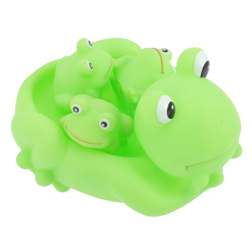 SUPVOX 4 Stück Teiliges Badespielzeug aus Weichem Hautfreundlichem Material Süße Froschform Badetier für Kleinkinder Sicher und Langlebig für Badewanne und Poolspaß SUPVOX 4 Stück Teiliges Badespielzeug aus Weichem Hautfreundlichem Material Süße Froschform Badetier für Kleinkinder Sicher und Langlebig für Badewanne und Poolspaß von Supvox