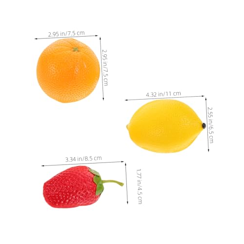 SUPVOX 4 Stück Teiliges Frucht Shaker aus Kunststoff Leichter Percussion Sand Shaker Kindgerechte Maracas Fördert und Koordinationsfähigkeiten Geeignet für Musikalische Früherziehung von Supvox
