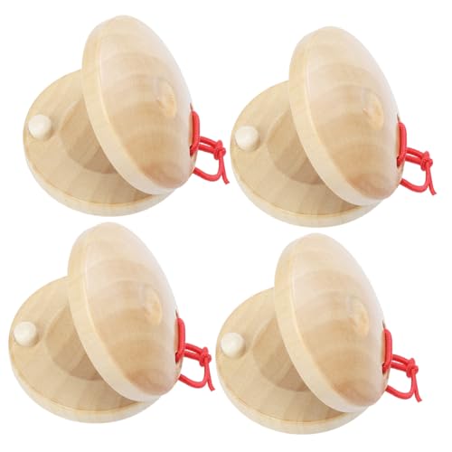 SUPVOX 4 Stück Teiliges Holz Schlaginstrument Musikalisches Lernspielzeug für Rhythmusförderung und Frühkindliche Musikerziehung Geeignet von Supvox