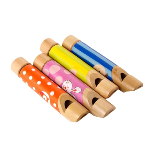 SUPVOX 4 Stück Teiliges Holzflöten Holzspielzeug Pädagogische Pull Whistle Flöte für Junge Mädchen und Jungen Natürliches Material Tragbar Fördert Musikalische Zufällige Farbe SUPVOX 4 Stück Teiliges Holzflöten Holzspielzeug Pädagogische Pull Whistle Flöte für Junge Mädchen und Jungen Natürliches Material Tragbar Fördert Musikalische Zufällige Farbe von Supvox