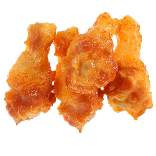 SUPVOX 4 Stück Teiliges Künstliche Hähnchenkeulen Realistische Simulation für Dekoration Fotografie Requisiten Küchenparty Tischdisplay SUPVOX 4 Stück Teiliges Künstliche Hähnchenkeulen Realistische Simulation für Dekoration Fotografie Requisiten Küchenparty Tischdisplay von Supvox