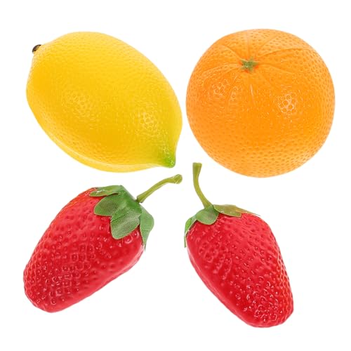 SUPVOX 4 Stück Teiliges Maracas Musikinstrumente Obst Shaker Frühes Lernspielzeug Leichtes Percussion Instrument und Koordinationsfähigkeiten von Supvox