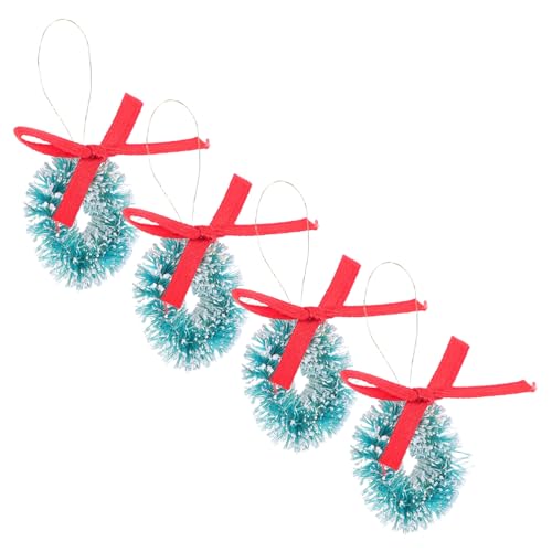 SUPVOX 4 Stück Teiliges Mini Weihnachtskränze mit Schleife Kleine Hängende Kränze für Puppenhäuser Bezaubernde Weihnachtsdekoration für Miniatur-dioramen und Feengärten SUPVOX 4 Stück Teiliges Mini Weihnachtskränze mit Schleife Kleine Hängende Kränze für Puppenhäuser Bezaubernde Weihnachtsdekoration für Miniatur-dioramen und Feengärten von Supvox