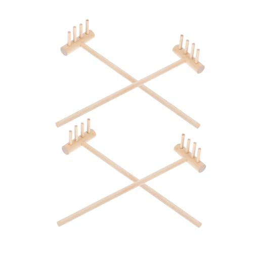 SUPVOX 4 Stück Teiliges Miniatur Holzrechen für Sandkästen und Schreibtisch Vielseitige Gartenwerkzeuge für Kleine Hände Leicht zu Reinigen Dekorativ und Praktisch für Sandspielzeug und SUPVOX 4 Stück Teiliges Miniatur Holzrechen für Sandkästen und Schreibtisch Vielseitige Gartenwerkzeuge für Kleine Hände Leicht zu Reinigen Dekorativ und Praktisch für Sandspielzeug und von Supvox