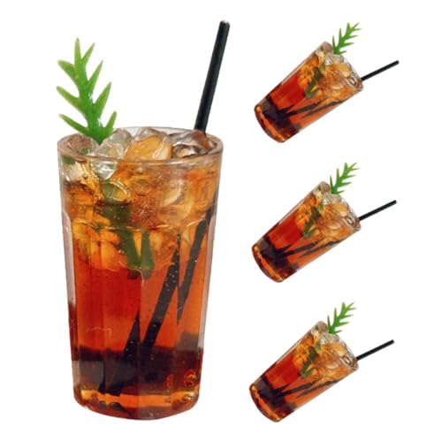 Supvox 4stücke Miniatur Kaffeetassen Kinderfreundliche Resin-Becher Für Puppenküchen Spielzeug-dekorationsaccessoires Kreativität Und des Rollenspiels von Supvox