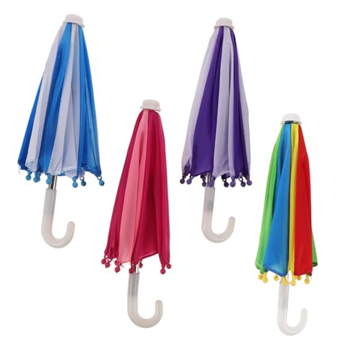 SUPVOX 4 Stück Teiliges Miniatur Puppen Regenschirm Farbige Modell Schirme Dekoratives Miniaturhaus Zubehör Detailgetreue Puppenhaus Ornamente Lebendige Miniatur Dekoration SUPVOX 4 Stück Teiliges Miniatur Puppen Regenschirm Farbige Modell Schirme Dekoratives Miniaturhaus Zubehör Detailgetreue Puppenhaus Ornamente Lebendige Miniatur Dekoration von Supvox