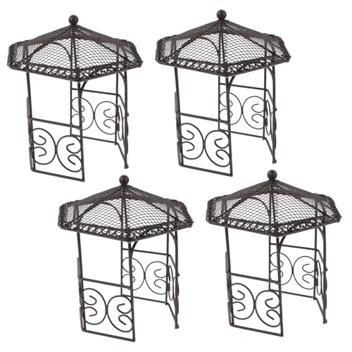 SUPVOX 4 Stück Teiliges Miniatur-eisenpavillon- Miniatur-Figur für Puppenhaus Vielseitige Mikro-landschaftsdekoration für Feengarten Puppenhausmöbel Kompakt und Langlebig für Indoor-dekor SUPVOX 4 Stück Teiliges Miniatur-eisenpavillon- Miniatur-Figur für Puppenhaus Vielseitige Mikro-landschaftsdekoration für Feengarten Puppenhausmöbel Kompakt und Langlebig für Indoor-dekor von Supvox