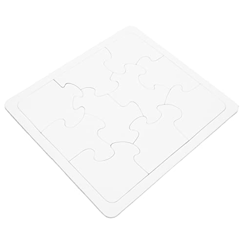 SUPVOX 4 Stück Teiliges Quadratisches DIY Blanko Puzzle aus Papier zum Selbstgestalten und Bemalen Kinderfreundliches Bastelset mit Rahmen für Kreative Malaktivitäten und Einfache SUPVOX 4 Stück Teiliges Quadratisches DIY Blanko Puzzle aus Papier zum Selbstgestalten und Bemalen Kinderfreundliches Bastelset mit Rahmen für Kreative Malaktivitäten und Einfache von Supvox