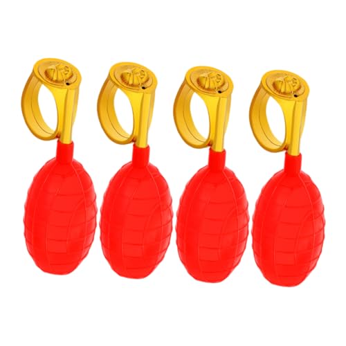 SUPVOX 4 Stück Teiliges Wasserspritz Ring Interaktives Party Spiel Handlicher Spritzring für Gruppen Einfach zu Bedienen Vielseitig für Festivals und Soziale Anlässe von Supvox