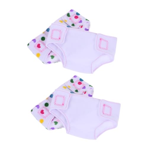 SUPVOX 4 Stück Teiliges Wiederverwendbare Stoffwindeln für Puppen Waschbare Realistische Puppenzubehör für Kreatives Spiel Geeignet als Geschenk für Mädchen Ab Jahren SUPVOX 4 Stück Teiliges Wiederverwendbare Stoffwindeln für Puppen Waschbare Realistische Puppenzubehör für Kreatives Spiel Geeignet als Geschenk für Mädchen Ab Jahren von Supvox