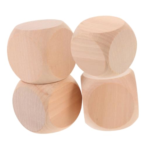 SUPVOX 4 Stück Unlackierte Holz Würfel Blanko Würfel für DIY Basteln und Spiele Große Quadratische Holzwürfel zum Bemalen für Party und Kreative Familienaktivitäten SUPVOX 4 Stück Unlackierte Holz Würfel Blanko Würfel für DIY Basteln und Spiele Große Quadratische Holzwürfel zum Bemalen für Party und Kreative Familienaktivitäten von Supvox