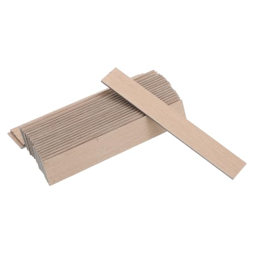 Supvox 40stücke Holzboden Zum Abziehen Und Aufkleben Puppenhausholz Miniatur-dielen Zum Basteln Holz-dielen Für Puppenhäuser Bodenplatten Mit Holzmaserung Für DIY-puppenhaus von Supvox