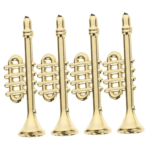 SUPVOX 4Stücke Miniaturinstrumente aus Teiliges Puppenhaus Dekorationselement für Kreative DIY Projekte Realistische Musikinstrumente mit Glänzenden Oberflächen und Lebendigen SUPVOX 4Stücke Miniaturinstrumente aus Teiliges Puppenhaus Dekorationselement für Kreative DIY Projekte Realistische Musikinstrumente mit Glänzenden Oberflächen und Lebendigen von Supvox
