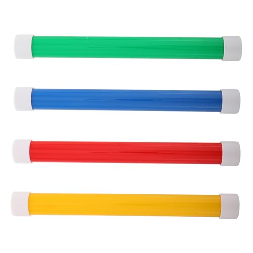 SUPVOX 4pcs Sensorische Trainingsgeräte Laufen Rennen Laufrelais Stick Feldstock Relais Track Stick Feldbahn Kunststoff SUPVOX 4pcs Sensorische Trainingsgeräte Laufen Rennen Laufrelais Stick Feldstock Relais Track Stick Feldbahn Kunststoff von Supvox