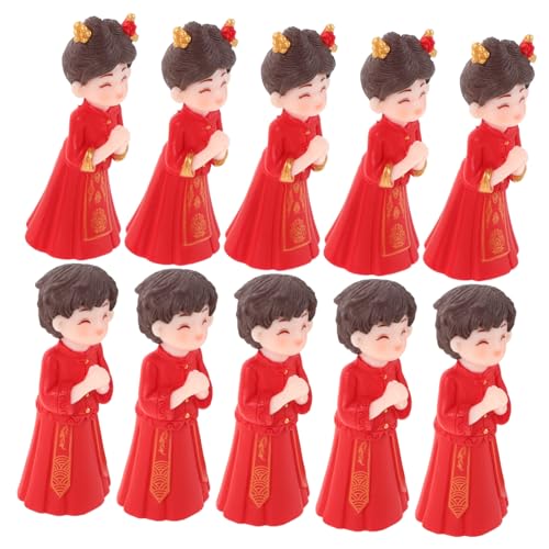 SUPVOX 5 Paare Chinesische Brautpaar Figuren Miniatur Hochzeitstorten-dekoration Traditionelle Micro Landschaft DIY Tischdekor Hochzeitsfeier SUPVOX 5 Paare Chinesische Brautpaar Figuren Miniatur Hochzeitstorten-dekoration Traditionelle Micro Landschaft DIY Tischdekor Hochzeitsfeier von Supvox