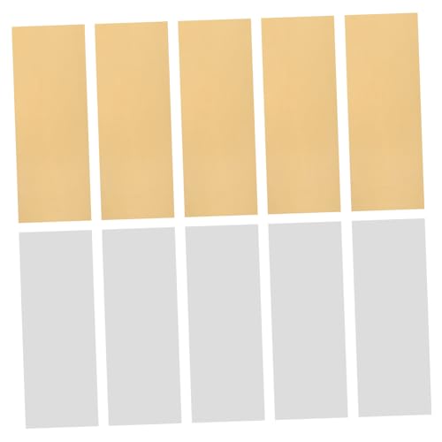 SUPVOX 5 Paare und Kupferbleche DIY Fruchtbatterie Elektrodenstreifen für Wissenschaftliche Experimente und Batteriematerialien von Supvox