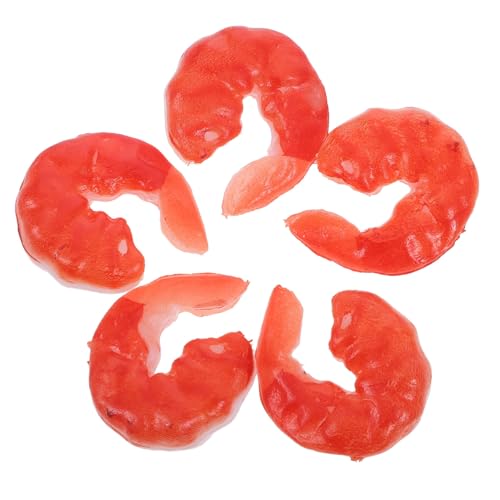 SUPVOX 5 Stück Garnelenmodell Künstliche Lebensmittel Requisiten Lebensmittel Display Requisiten Plastikgarnelen Dosengarnelen Winzige Künstliche Garnelen Simulierte Sushi Garnelen SUPVOX 5 Stück Garnelenmodell Künstliche Lebensmittel Requisiten Lebensmittel Display Requisiten Plastikgarnelen Dosengarnelen Winzige Künstliche Garnelen Simulierte Sushi Garnelen von Supvox