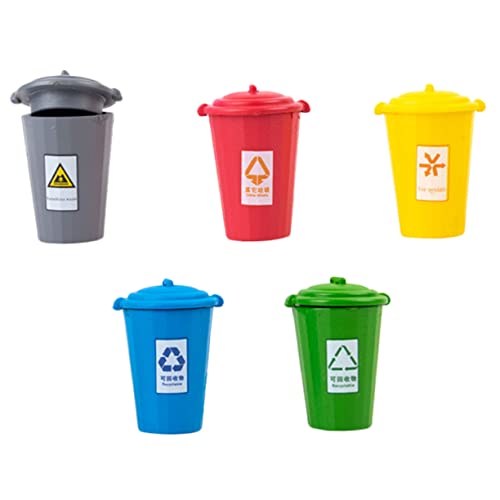 SUPVOX 5 Stück Kleine Abfalleimer für Puppenhaus Dekor Realistische Mini Mülleimer für Sandtisch Layout Kreatives DIY Zubehör für Miniaturhäuser SUPVOX 5 Stück Kleine Abfalleimer für Puppenhaus Dekor Realistische Mini Mülleimer für Sandtisch Layout Kreatives DIY Zubehör für Miniaturhäuser von Supvox