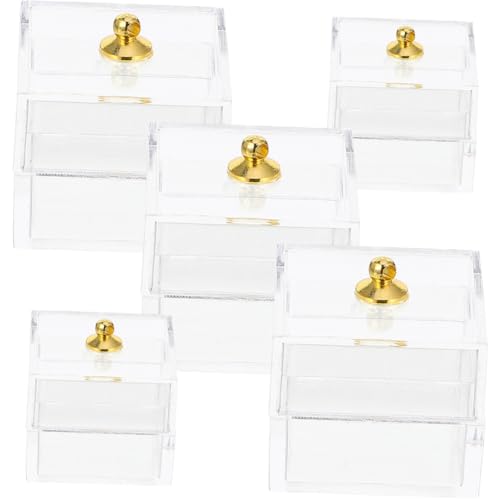 SUPVOX 5 Stück Maßstab Puppenhaus Zubehör Vielseitig Dekorativ für Miniaturhaus Wohnzimmer Schlafzimmer DIY von Supvox