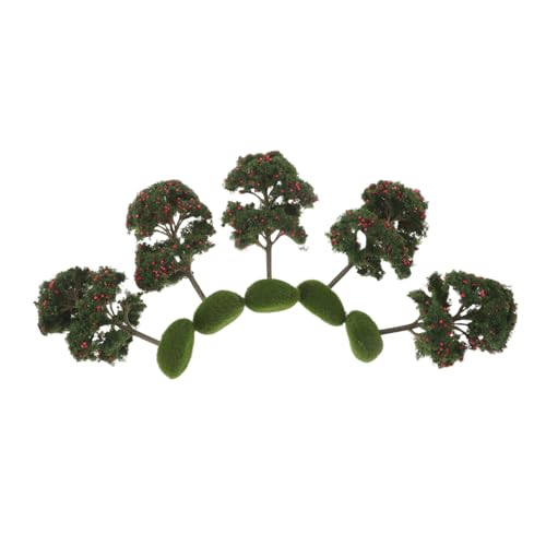 Supvox 5stücke Simulierter Miniaturbaum Als Tischdekoration Kunststoffbäume Für Sandtisch-Modelle Modellbäume Für DIY-mikrolandschaften Und Architekturmodelle von Supvox