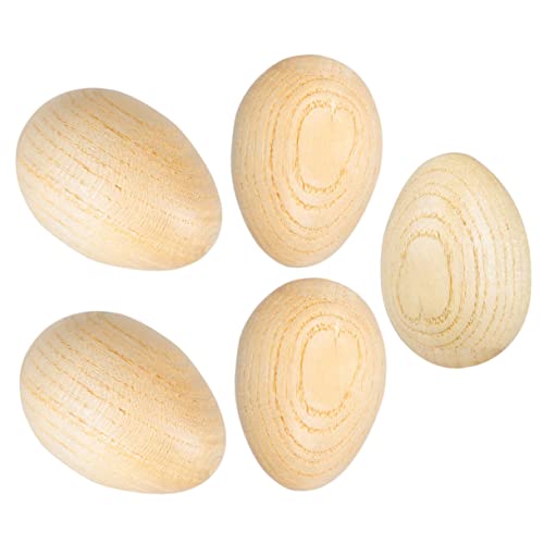 SUPVOX 5 Stück Teiliges Holz Ei Shaker Musikinstrumente Percussion für Mädchen Jungen Montessori Lernspielzeug für Auditive und von Supvox