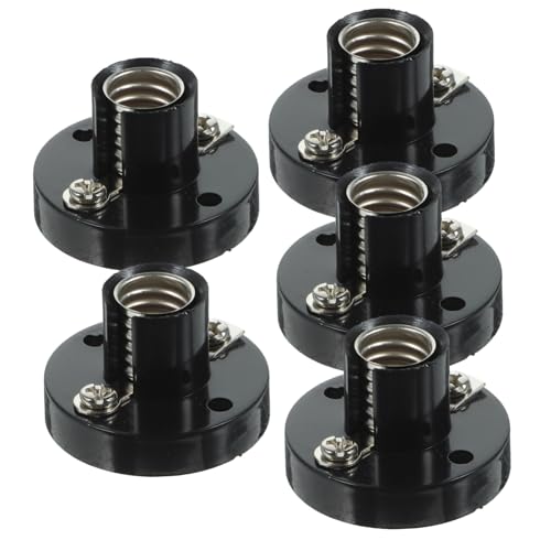 SUPVOX 5 Stück Teiliges Lampenfassungs Metall Schraubfassung für Mini Glühbirnen Vielseitiger Lampensockel für Elektrische Experimente Stabile und Wiederverwendbare Lampenhalterungen SUPVOX 5 Stück Teiliges Lampenfassungs Metall Schraubfassung für Mini Glühbirnen Vielseitiger Lampensockel für Elektrische Experimente Stabile und Wiederverwendbare Lampenhalterungen von Supvox