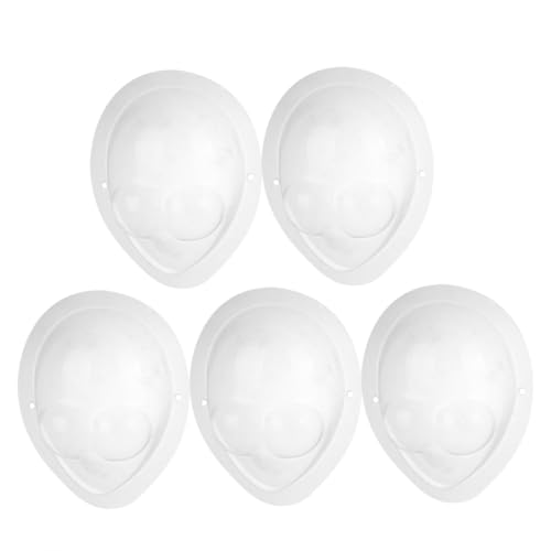 SUPVOX 5 Stück Teiliges Mini Puppenmasken aus Transparentem Staubdichte DIY Gesichtsabdeckung für Bjd Puppen mit Doppelten Befestigungslöchern für Einfaches Anbringen für Puppenhandwerk SUPVOX 5 Stück Teiliges Mini Puppenmasken aus Transparentem Staubdichte DIY Gesichtsabdeckung für Bjd Puppen mit Doppelten Befestigungslöchern für Einfaches Anbringen für Puppenhandwerk von Supvox