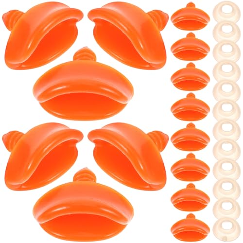 SUPVOX 50 Stück DIY Entenschnabel Mund Ersatzset mit Dichtung Langlebige Puppenmund Bastelmaterialien für Mädchen Geeignet für Handarbeit Dekoration von Supvox