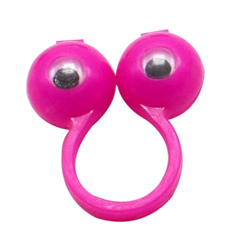 SUPVOX 50 Stück Glubschaugen Fingerpuppen Ringe Bunte Augen für Kindergeburtstag Mitgebsel Puppentheater Rollenspiele Kreatives Lernspielzeug Zufällige Farbe Zufällige Farbe von Supvox