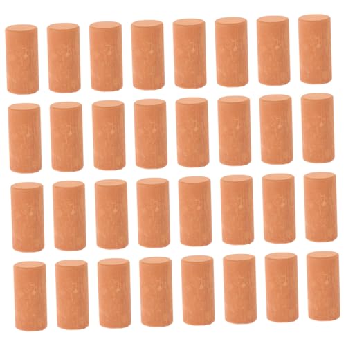 SUPVOX 50 Stück Maßstab Rote Zylinderform Micro Landscape Bricks für Sandtisch Architektur Puppenhaus DIY Zubehör von Supvox