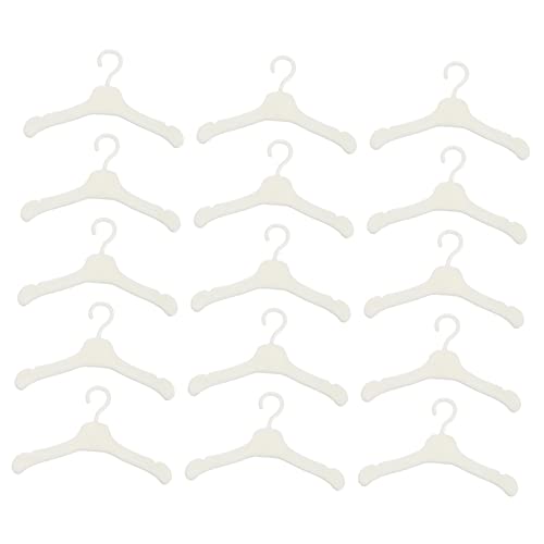 SUPVOX 50 Stück Mini Kunststoff Kleiderbügel für Puppenkleidung Kompakt und Leicht zum Organisieren von Puppenoutfits Tragbar und Praktisch für Kreatives Rollenspiel SUPVOX 50 Stück Mini Kunststoff Kleiderbügel für Puppenkleidung Kompakt und Leicht zum Organisieren von Puppenoutfits Tragbar und Praktisch für Kreatives Rollenspiel von Supvox