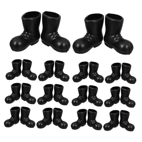 SUPVOX 50 Stück Mini Weihnachtsstiefel Modelle aus Miniatur Weihnachtsmann Schuhe Dekorationen Langlebige Pe Material Figuren für Puppenhaus und Kreative Weihnachtsdeko für Sammler von Supvox