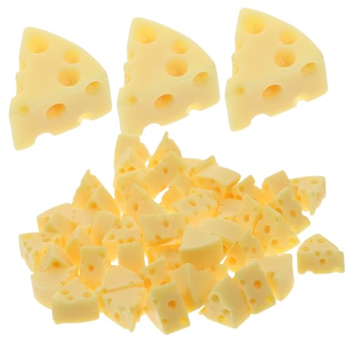 SUPVOX 50 Stück Miniatur Käse Modell Realistische Künstliche Lebensmittel Deko aus Resin für Küche Fotografie Kostüme und Sammler Lebensmittelattrappe Gelb SUPVOX 50 Stück Miniatur Käse Modell Realistische Künstliche Lebensmittel Deko aus Resin für Küche Fotografie Kostüme und Sammler Lebensmittelattrappe Gelb von Supvox
