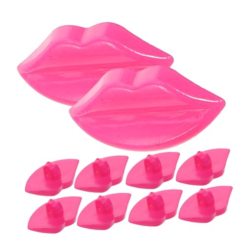 SUPVOX 50 Stück Puppen Mundteile DIY Bastelbedarf Lippen Große Lippenform Knöpfe Kunststoff Nähzubehör für Puppenherstellung und Bekleidungsdekoration SUPVOX 50 Stück Puppen Mundteile DIY Bastelbedarf Lippen Große Lippenform Knöpfe Kunststoff Nähzubehör für Puppenherstellung und Bekleidungsdekoration von Supvox