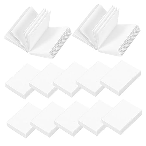 SUPVOX 50 Stück Puppenhaus Miniatur Bücher Modell Leere DIY Bastelbücher Farbige Dekorative Mini Bücher für Puppenhaus Deko und Rollenspiel Zubehör von Supvox