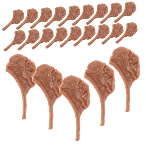 SUPVOX 50 Stück Teiliges Miniatur Steak Realistisch Handgefertigte Fake Meat Deko Detailgetreue Künstliche Steaks für Fotografie Requisiten Küchen und Marktdekoration Vielseitig von Supvox